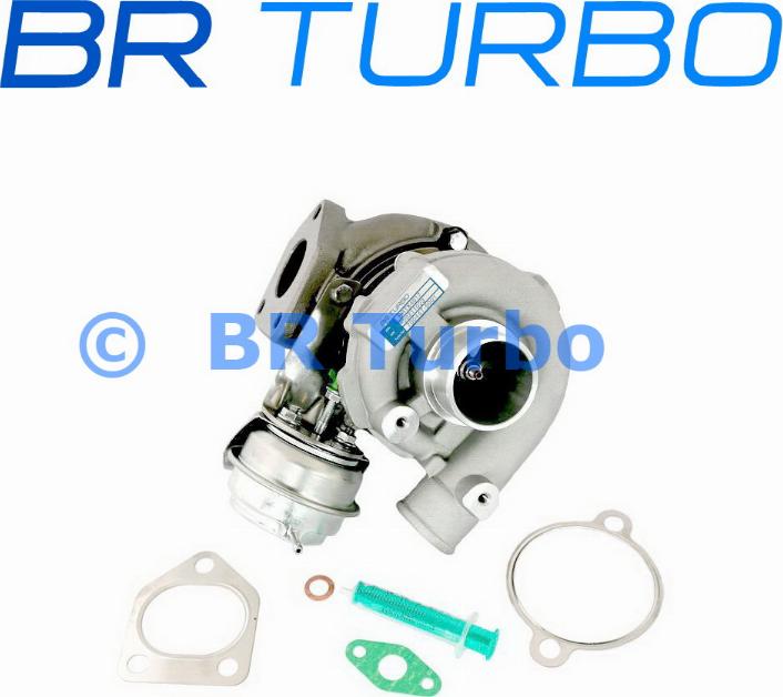 BR Turbo BRTX4017 - Турбина, компрессор autospares.lv