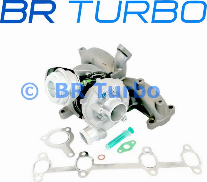 BR Turbo BRTX4031 - Турбина, компрессор autospares.lv
