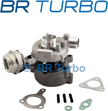 BR Turbo BRTX4033 - Турбина, компрессор autospares.lv