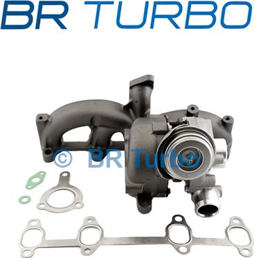 BR Turbo BRTX4032 - Турбина, компрессор autospares.lv