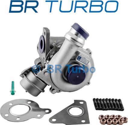 BR Turbo BRTX518 - Турбина, компрессор autospares.lv