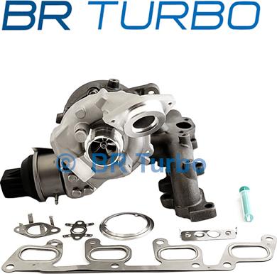 BR Turbo BRTX6860 - Турбина, компрессор autospares.lv