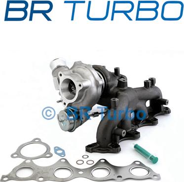 BR Turbo BRTX6368 - Турбина, компрессор autospares.lv