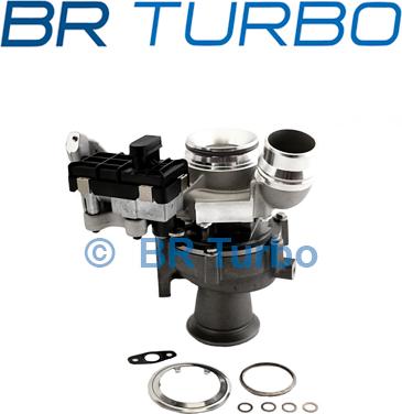 BR Turbo BRTX6381 - Турбина, компрессор autospares.lv