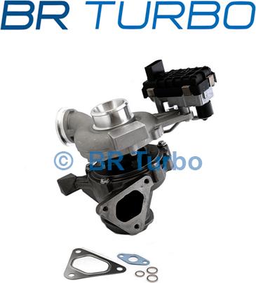 BR Turbo BRTX6375 - Турбина, компрессор autospares.lv