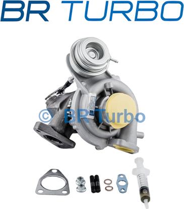 BR Turbo BRTX8040 - Турбина, компрессор autospares.lv