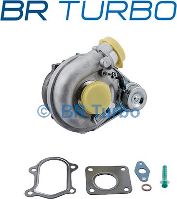 BR Turbo BRTX8041 - Турбина, компрессор autospares.lv