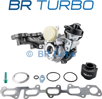 BR Turbo BRTX8347 - Турбина, компрессор autospares.lv