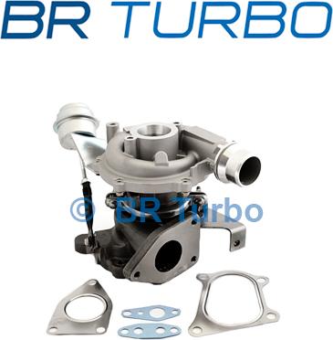 BR Turbo BRTX3670 - Турбина, компрессор autospares.lv