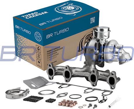 BR Turbo BRTX2819M - Турбина, компрессор autospares.lv