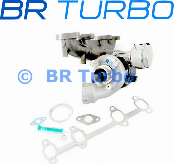 BR Turbo BRTX2819 - Турбина, компрессор autospares.lv