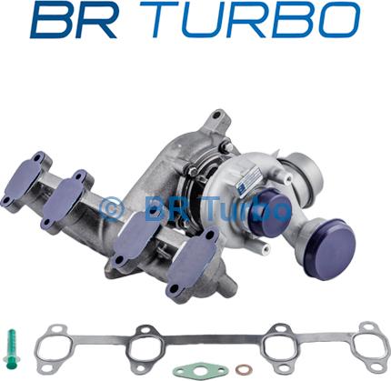 BR Turbo BRTX2818 - Турбина, компрессор autospares.lv