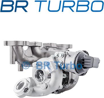 BR Turbo BRTX7553 - Турбина, компрессор autospares.lv