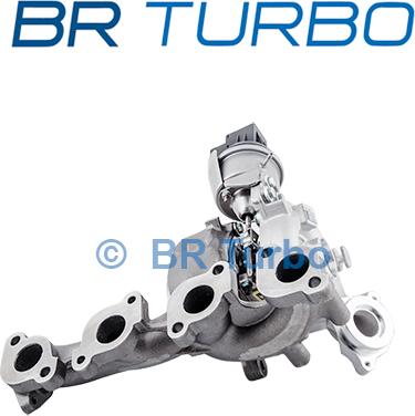 BR Turbo BRTX7553 - Турбина, компрессор autospares.lv