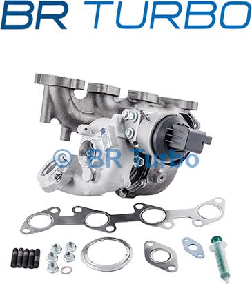 BR Turbo BRTX7553 - Турбина, компрессор autospares.lv