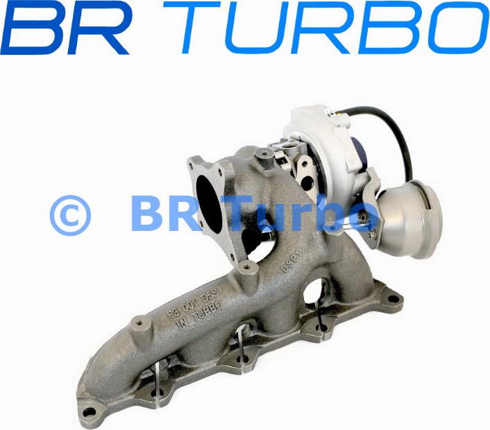 BR Turbo BRTX7511 - Турбина, компрессор autospares.lv