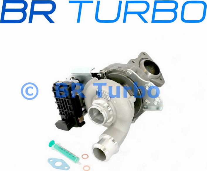 BR Turbo BRTX7366 - Турбина, компрессор autospares.lv