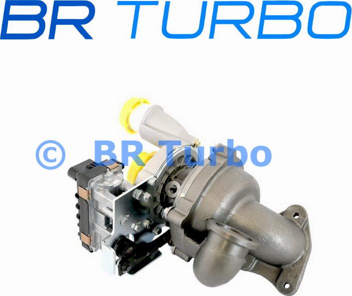 BR Turbo BRTX7366 - Турбина, компрессор autospares.lv