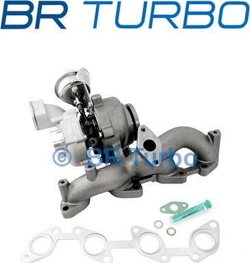 BR Turbo BRTX7303 - Турбина, компрессор autospares.lv