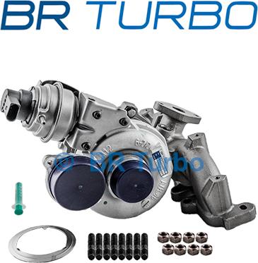 BR Turbo BRTX7296 - Турбина, компрессор autospares.lv