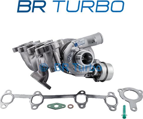 BR Turbo BRTX7762 - Турбина, компрессор autospares.lv
