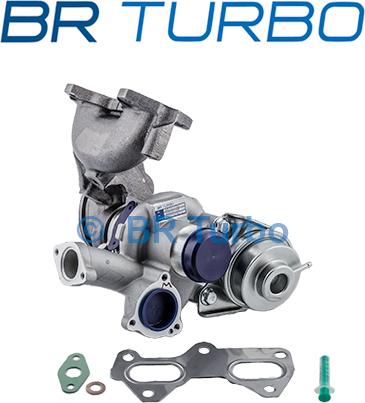 BR Turbo BRTX7704 - Турбина, компрессор autospares.lv