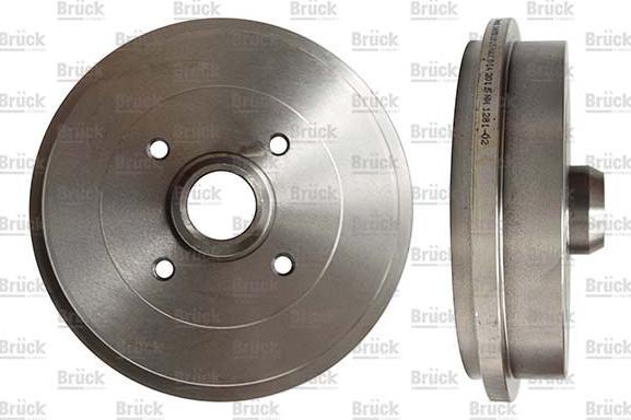 BRÜCK GERMANY 1H0501615 - Тормозной барабан autospares.lv