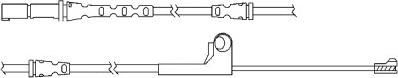 BSF 09044 - Сигнализатор, износ тормозных колодок autospares.lv