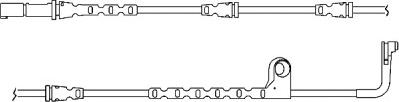 BSF 09041 - Сигнализатор, износ тормозных колодок autospares.lv