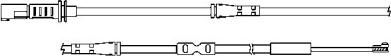 BSF 09051 - Сигнализатор, износ тормозных колодок autospares.lv