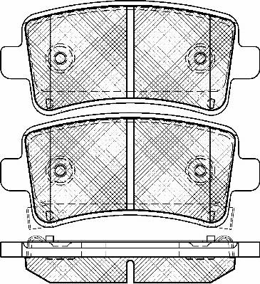 BSF 10958 - Тормозные колодки, дисковые, комплект autospares.lv