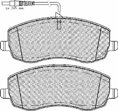 BSF 10968 - Тормозные колодки, дисковые, комплект autospares.lv