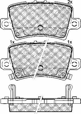 BSF 10914 - Тормозные колодки, дисковые, комплект autospares.lv