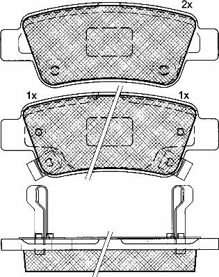 BSF 10918 - Тормозные колодки, дисковые, комплект autospares.lv