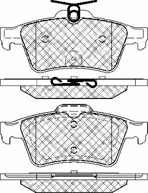 BSF 10985 - Тормозные колодки, дисковые, комплект autospares.lv