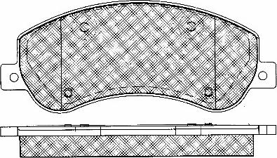 BSF 10986 - Тормозные колодки, дисковые, комплект autospares.lv