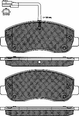 BSF 10982 - Тормозные колодки, дисковые, комплект autospares.lv