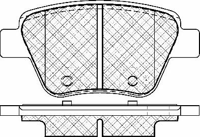 BSF 10987 - Тормозные колодки, дисковые, комплект autospares.lv