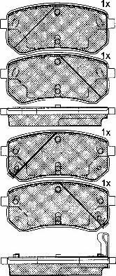 BSF 10920 - Тормозные колодки, дисковые, комплект autospares.lv