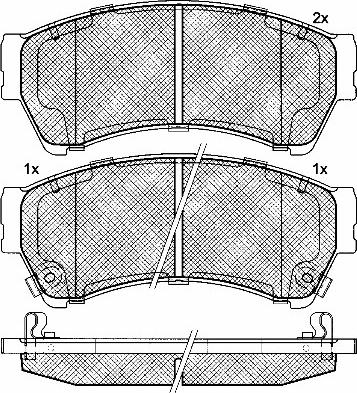 BSF 10928 - Тормозные колодки, дисковые, комплект autospares.lv