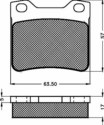 BSF 10494 - Тормозные колодки, дисковые, комплект autospares.lv