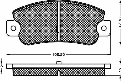 Dynamatrix DBP456 - Тормозные колодки, дисковые, комплект autospares.lv