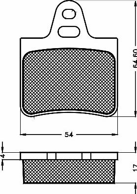 BSF 10450 - Тормозные колодки, дисковые, комплект autospares.lv