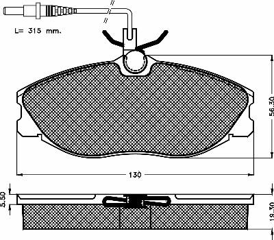 BSF 10414 - Тормозные колодки, дисковые, комплект autospares.lv