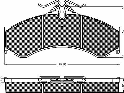 BSF 10420 - Тормозные колодки, дисковые, комплект autospares.lv