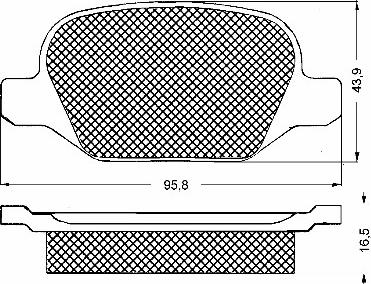 Alanko 10300983 - Тормозные колодки, дисковые, комплект autospares.lv