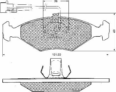 BSF 10648 - Тормозные колодки, дисковые, комплект autospares.lv