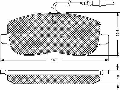 BSF 10652 - Тормозные колодки, дисковые, комплект autospares.lv