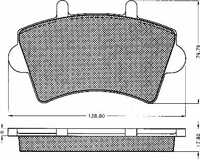 FTE 9001028 - Тормозные колодки, дисковые, комплект autospares.lv