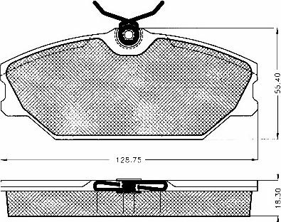 BSF 10633 - Тормозные колодки, дисковые, комплект autospares.lv